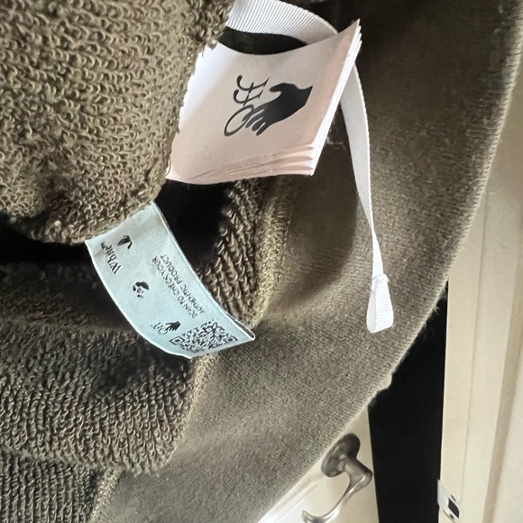 Off White Green Floral Hoodie Woman’s Small MSRP: $595 - Picture 4 of 5